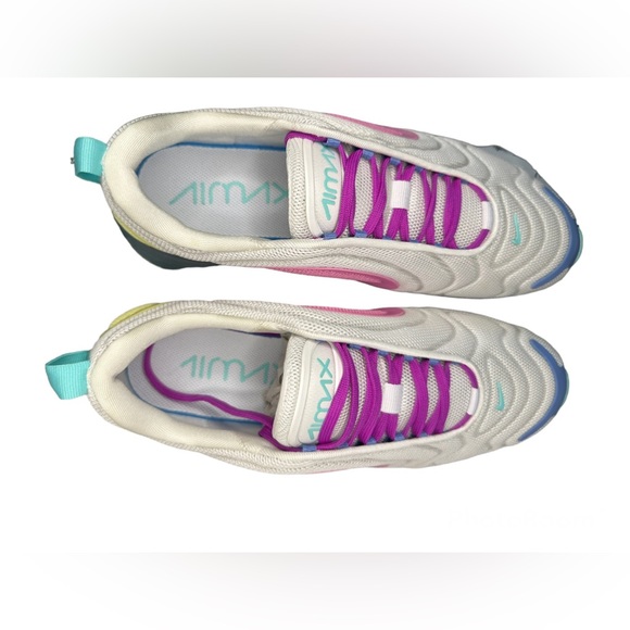 Nike Women’s 11 Air Max 720 Aqua Powder Excellent Condition - Picture 4 of 11